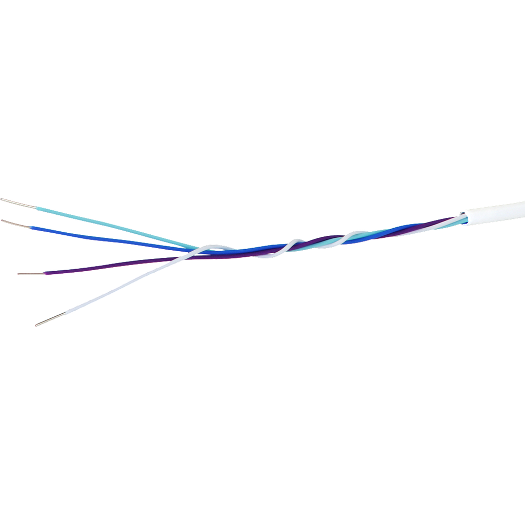 Kabel U72 1x4x0,5mm ws HF verzinnt