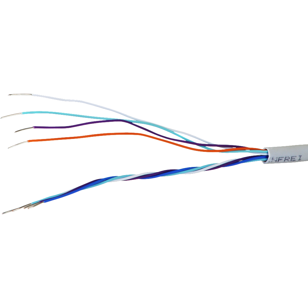 Kabel U72 2x4x0,5mm gu HF verzinnt