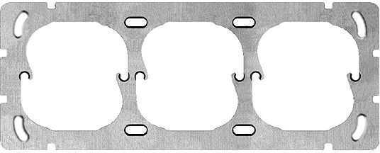 UP-Befestigungsplatte FH 1×3
