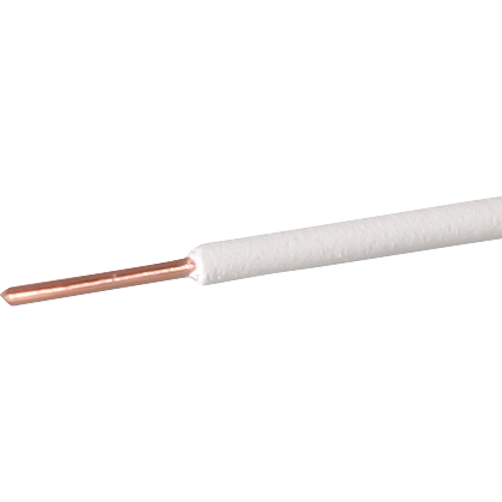 Draht halogenfrei FR 1,5mm² ws Eca
