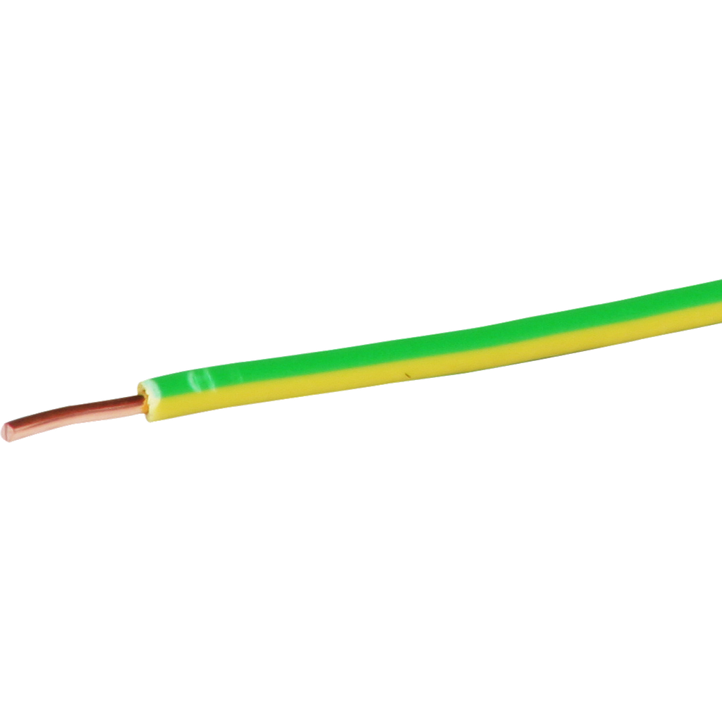 Draht halogenfrei FR 1,5mm² gn-gb Eca