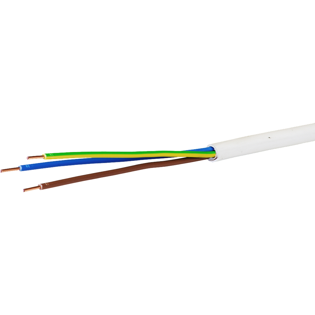 Kabel TT 3×1,5mm² LNPE ws