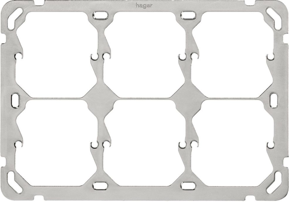 Befestigungsplatte HA 2×3 hor.