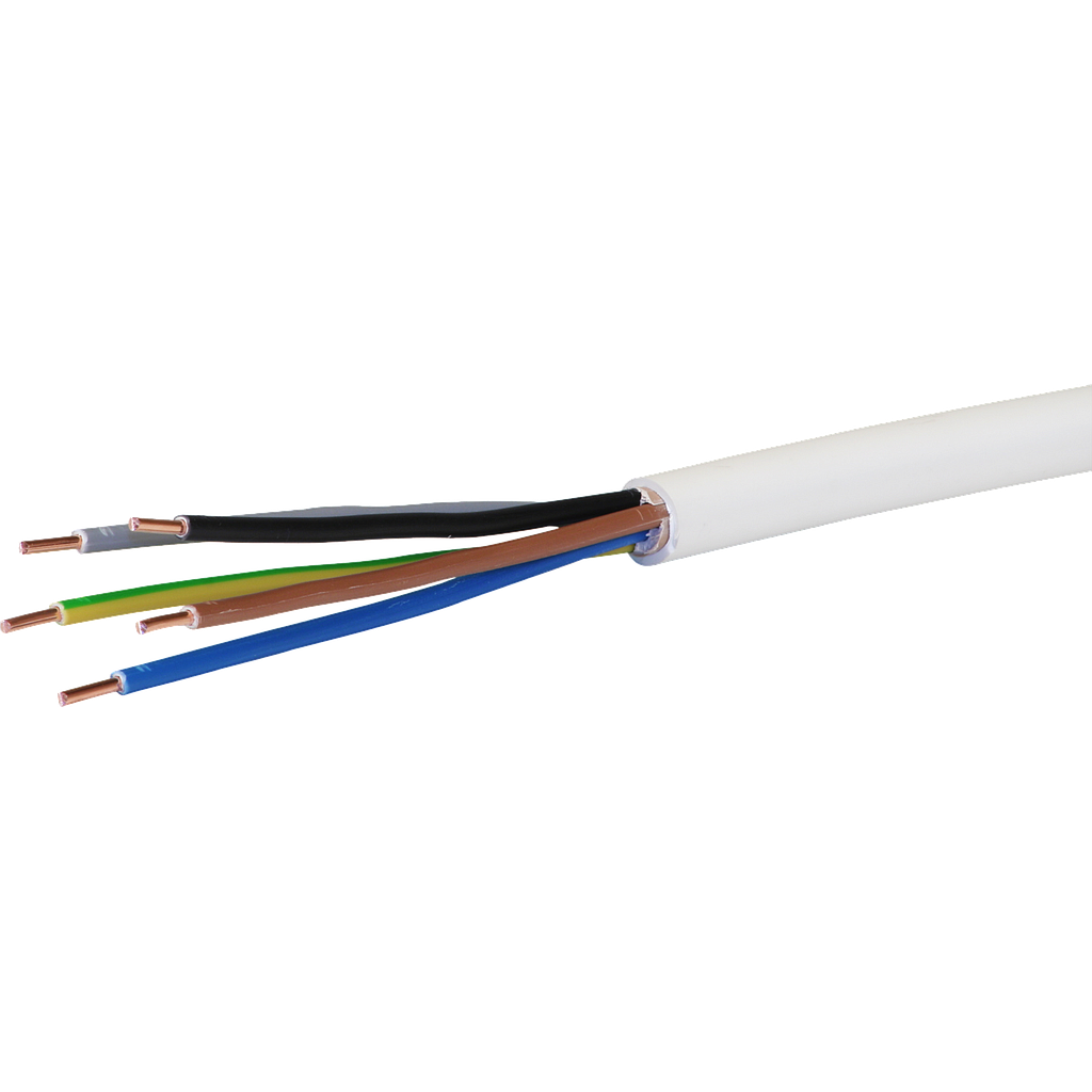 Kabel TT 5×2,5mm² 3LNPE ws
