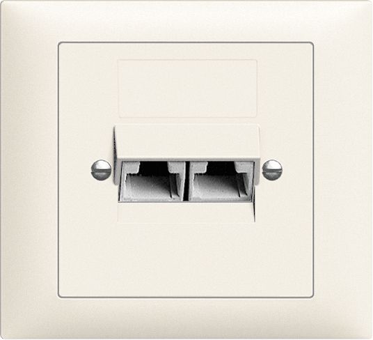 EB-Dose 2×RJ45/u 8P getr.Edue