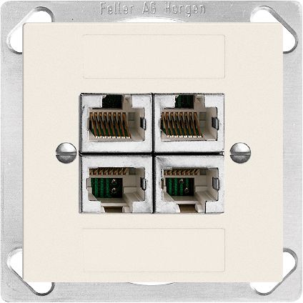 EB-Dose 4×RJ45/s 4P getr.Edue