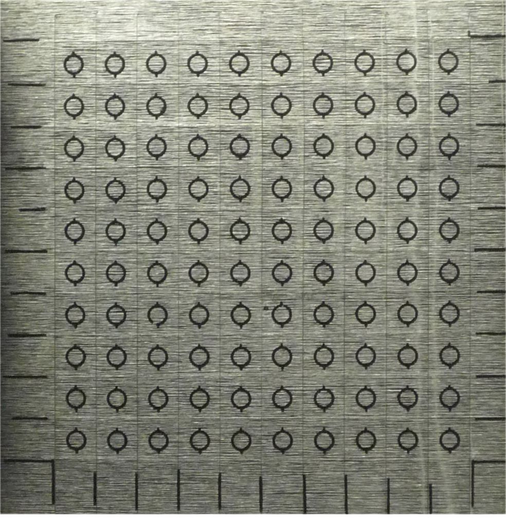Warnschild Kunststoff 6×6mm