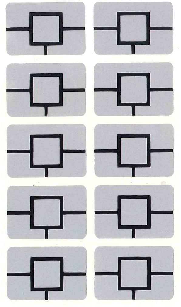 Warnschild Kunststoff 30×20mm
