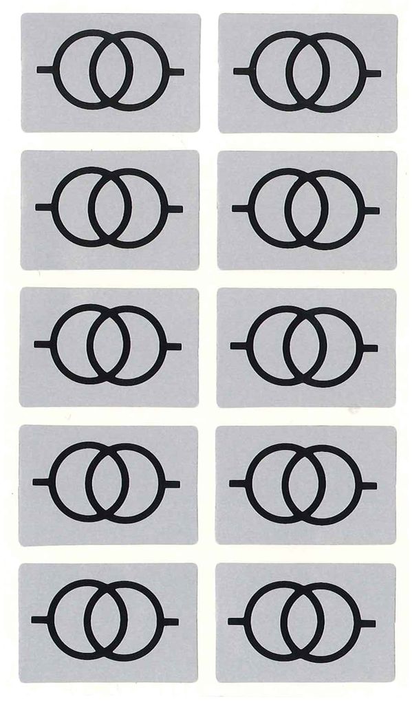Warnschild Kunststoff 30×20mm