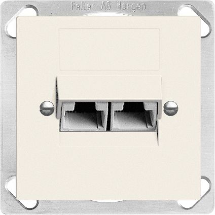 EB-Dose 2×RJ45/u 8P getr.Edue