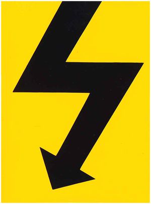 Warnschild Kunststoff 60×80mm