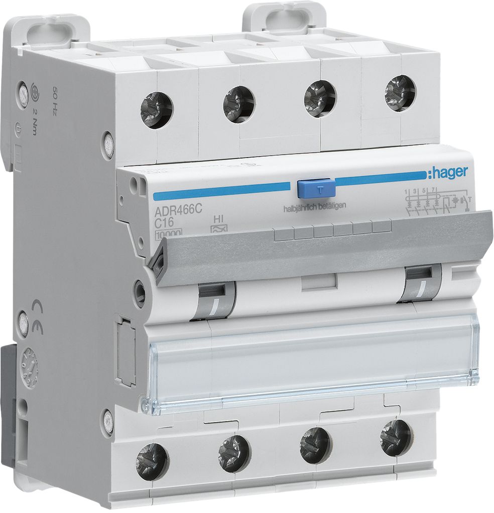 FI/LS-Schalter HA 4P C 16A
