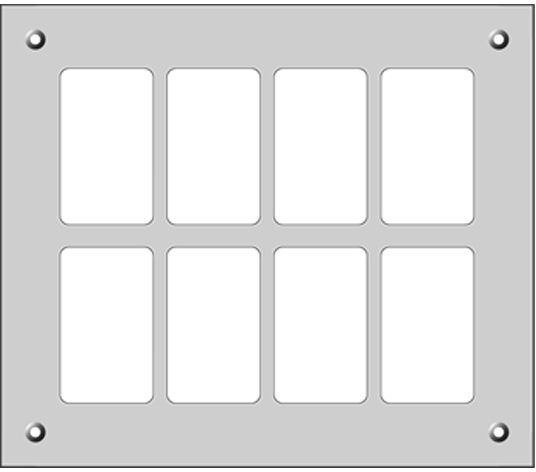 EB-Kopfzeile f.Kombination 2×4