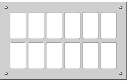 EB-Kopfzeile f.Kombination 2×6