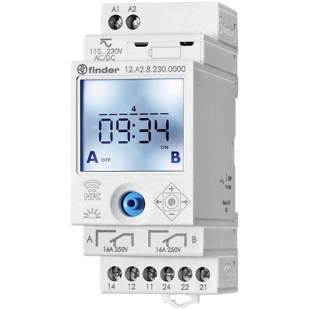 REG-Schaltuhr digital Finder