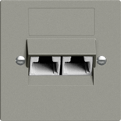 UP-Dose 2×RJ45/u 4P getr.Edue