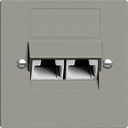 UP-Dose 2×RJ45/u 4P getr.Edue