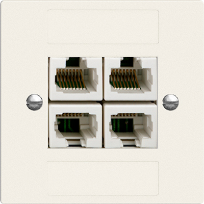 UP-Dose 4×RJ45/u 4P getr.Edue