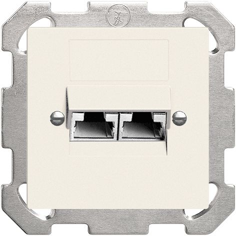 UP-Dose 2×RJ45/s 4P getr.Edue