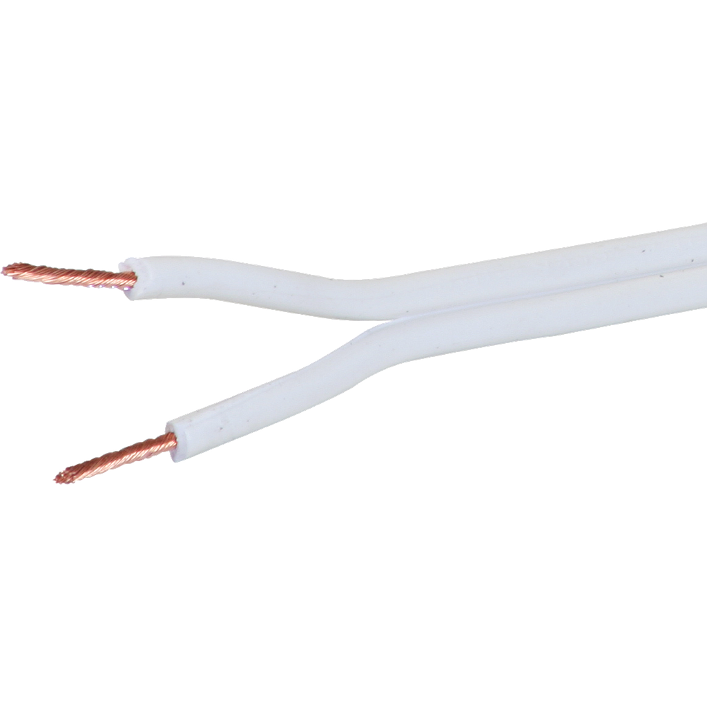 Tlf-Litze 2x0,75mm² ws
