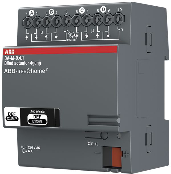 REG-Jalousieaktor 4-fach ABB