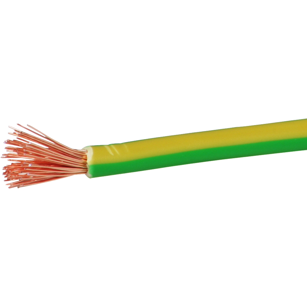 Litze 6mm² halogenfrei gn-gb