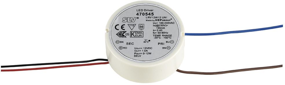 EB-LED-Konverter SLV 12W 12V