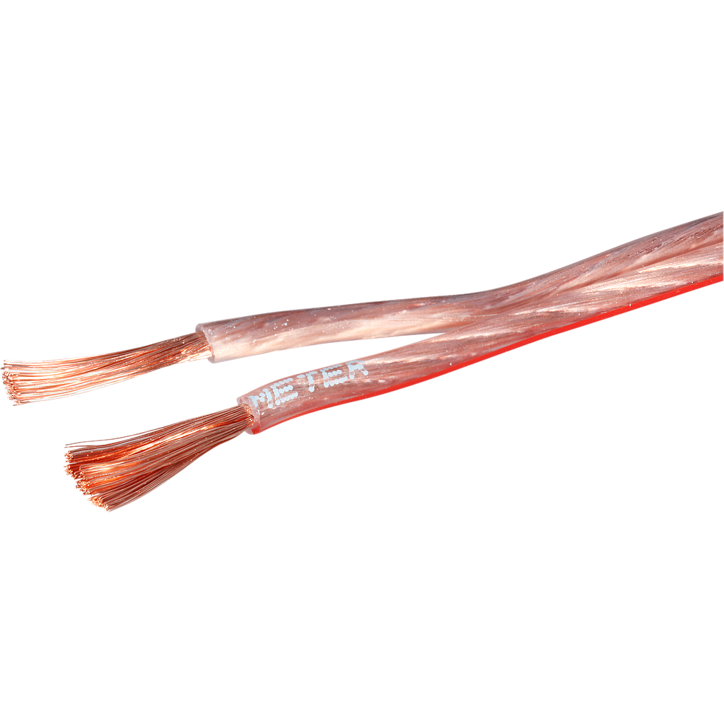 Lautsprecher-Flachkabel/2x1,5mm² tr-rt