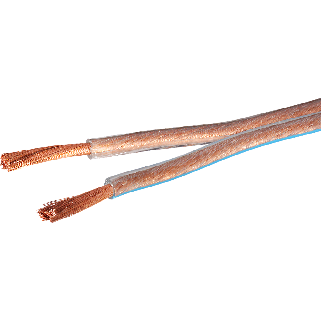 Lautsprecher-Flachkabel/2x2,5mm² tr-bl