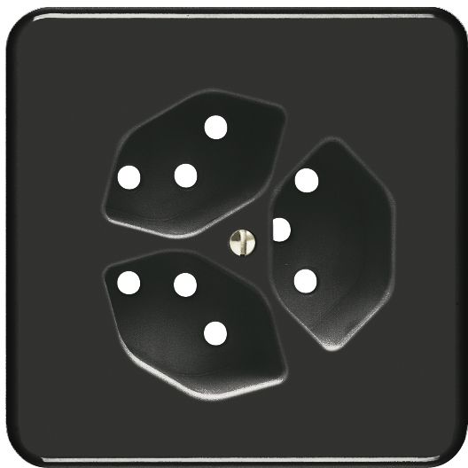 Frontset FH z.Steckdose 3×T13