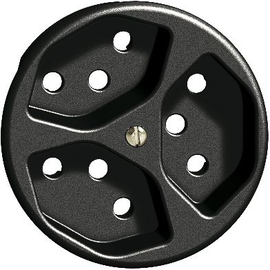 Frontset FH z.Steckdose 3×T13