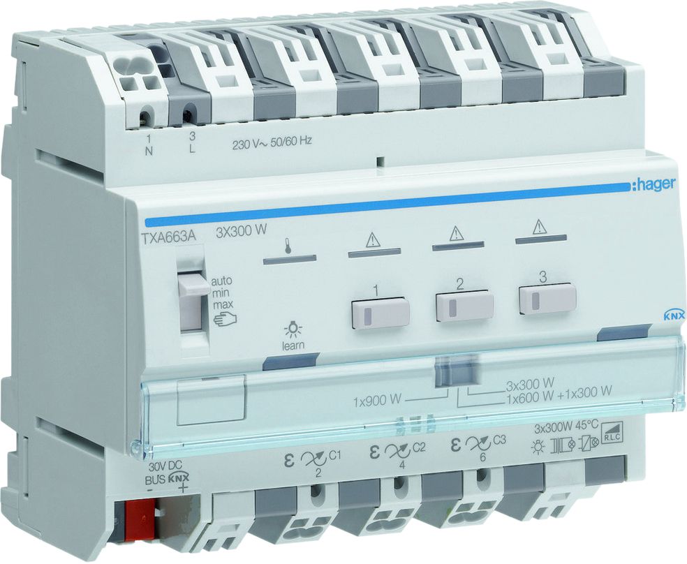 REG-Dimmaktor HA KNX easy