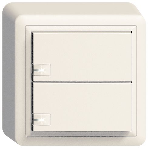 AP-Taster KNX 2-fach Edue ws
