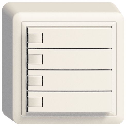AP-Taster KNX 4-fach Edue ws