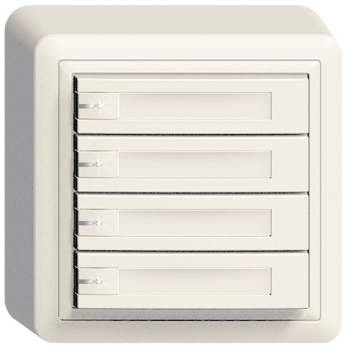 AP-Taster KNX 4-fach Edue ws