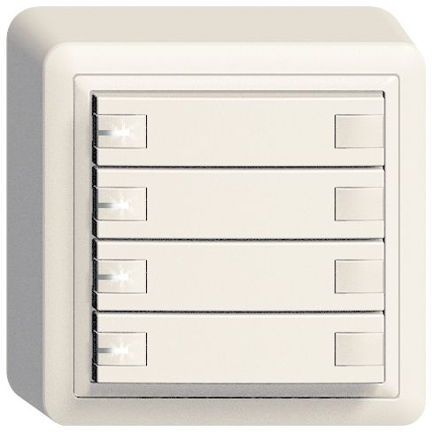 AP-Taster KNX 4-fach Edue ws