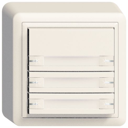 AP-Taster KNX 6-fach Edue ws