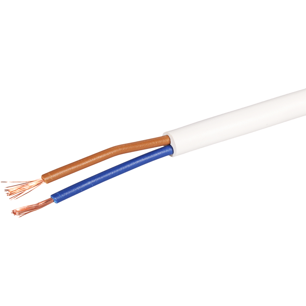 Kabel Td 2×1mm² LN ws Eca