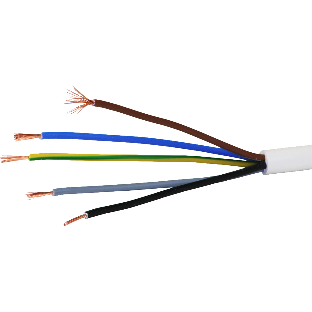 Kabel Td 5x1mm² 3LNPE ws