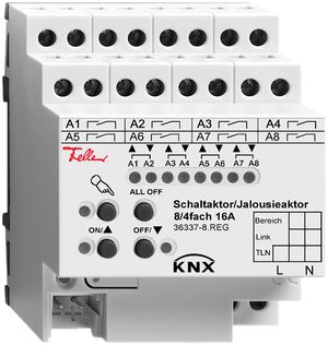 EB-Jalousieaktor KNX 8/4× 10 A
