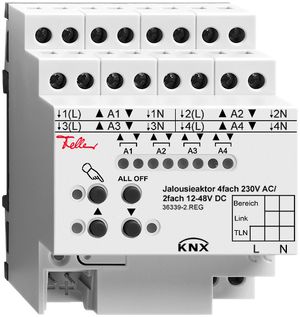 EB-Jalousieaktor KNX 4×230V/