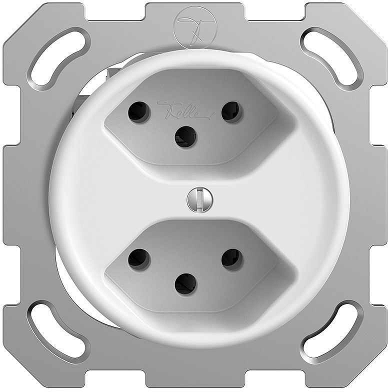 UP-Steckdose SDUE 2×T13 ws