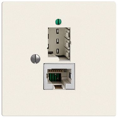 Dose 1×T+T,1×RJ45/s 8P Edue ws