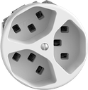 Steckdose SDUE 3×T23 ws