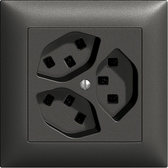 UP-Steckdose 3×T23 16A Edue