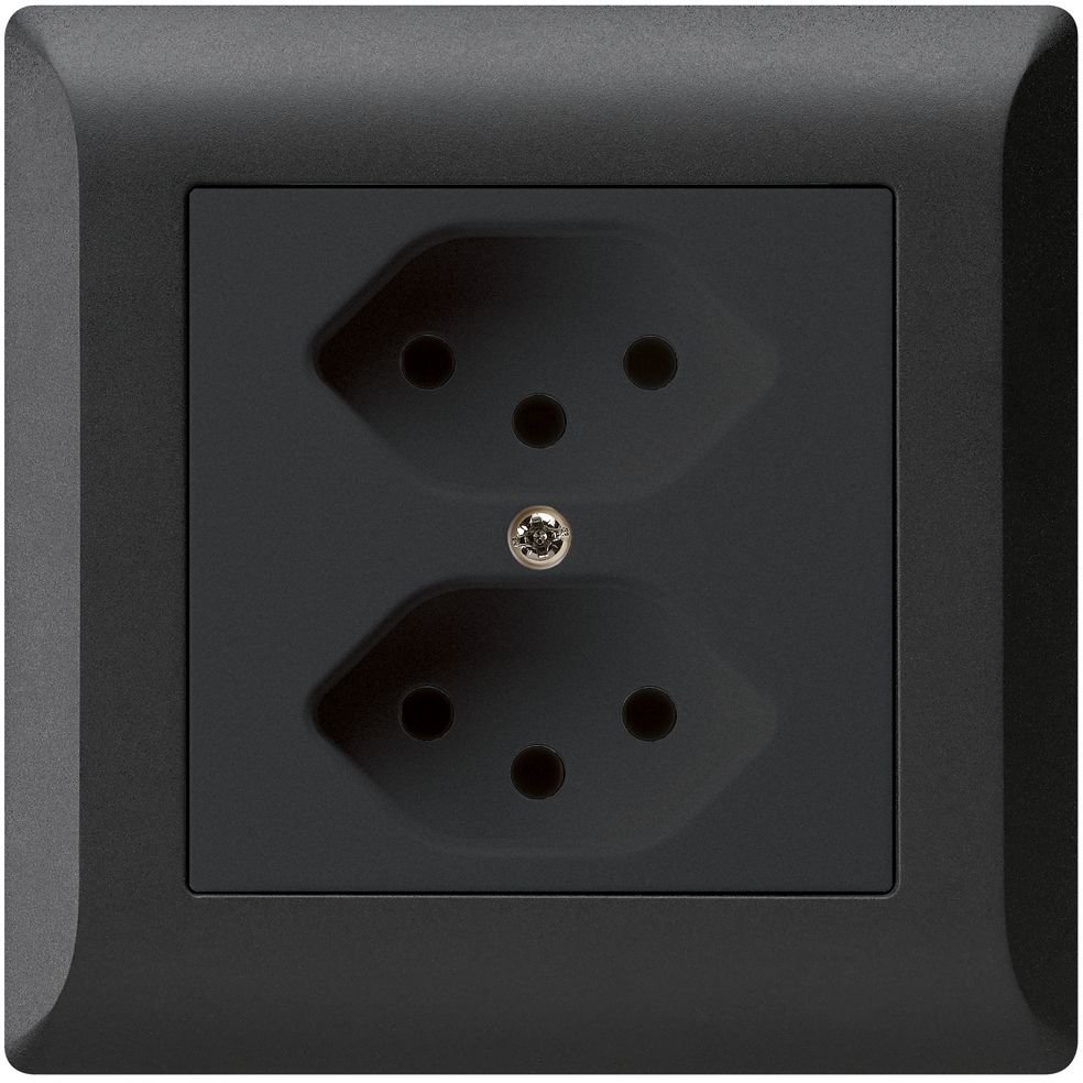 UP-Steckdose KLI 2×T13 sz