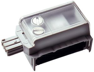 Flachkabeldose Ecobus combi 2L