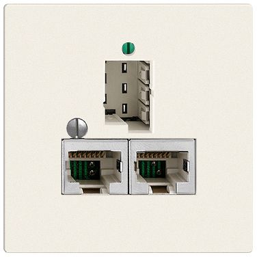 Dose 1×T+T,2×RJ45/s 8P Edue ws