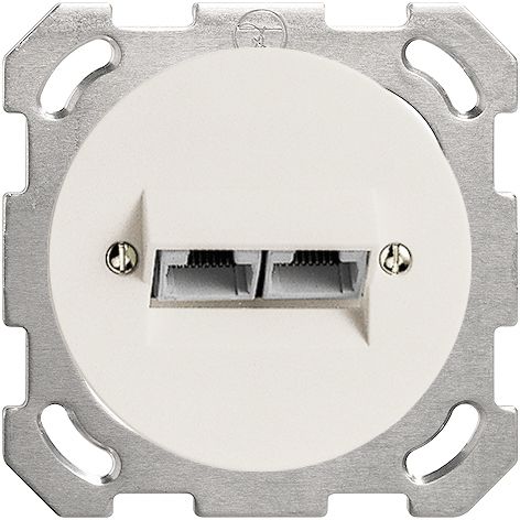 UP-Dose 2×RJ45/u 4P getr.ws