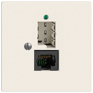 Dose 1×T+T,1×RJ45/u 8P Edue ws